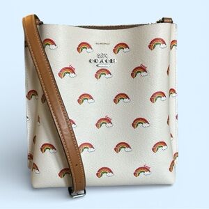 Coach Mollie Bucket Rainbow Print Crossbody Bag - PRIDE Release